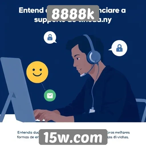 Como funciona o suporte ao cliente no 8888k
